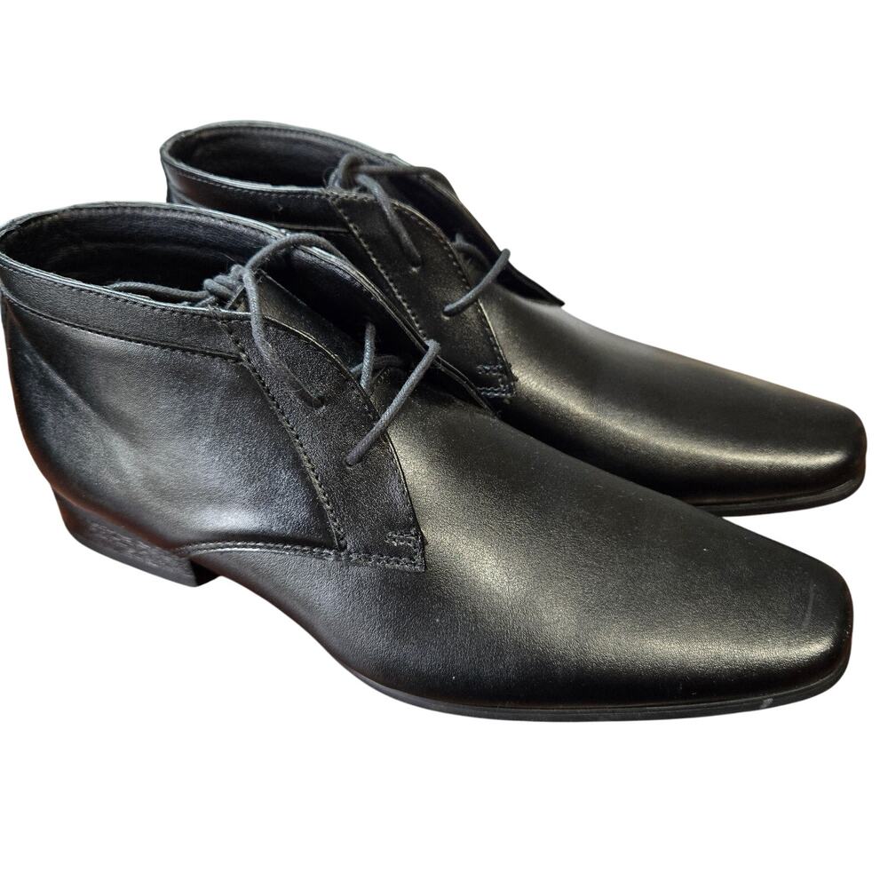 Calvin Klein 8.5 Men's Black Dress Shoe Oxford Derby Brogues 8 1/2